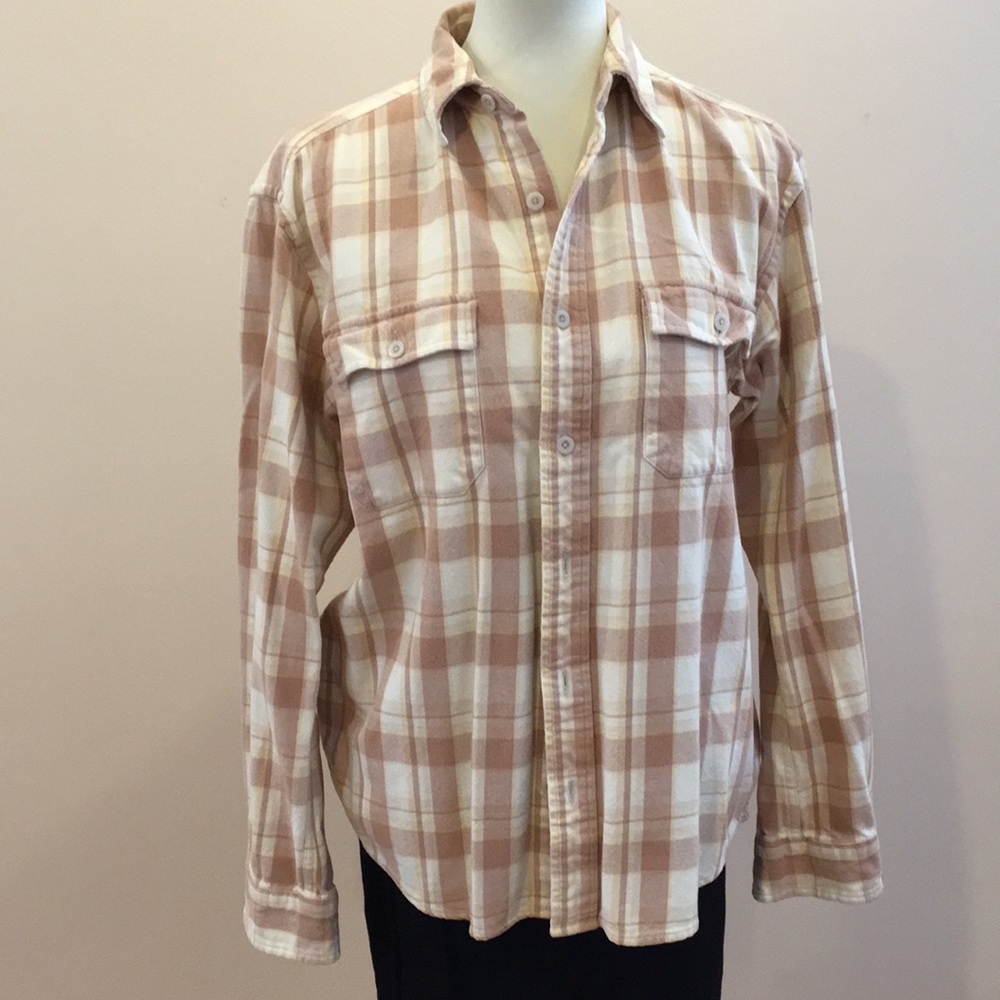 * SOLD * Upcycled flannel